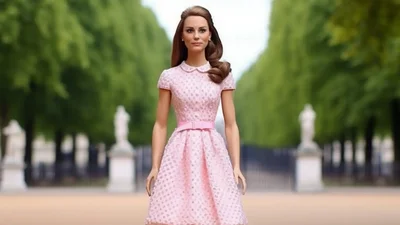 ИИ превратил Кейт Миддлтон и принца Уильяма в Барби и Кена