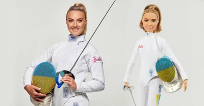 Харлан и Барби: смотри, что связывает украинскую саблистку и куклу