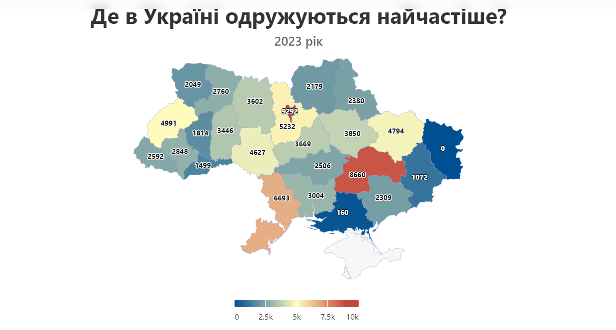 Назвали единственную область Украины, где разводов уменьшается из года в год - 569214 Назвали единственную область Украины, где разводов уменьшается из года в год - фото 569214