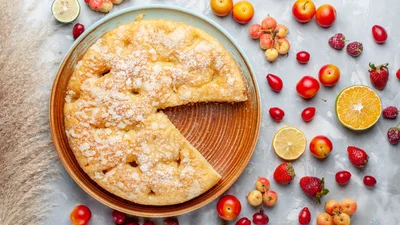 Пирог с яблоками и лимоном — что приготовить на Яблочный Спас