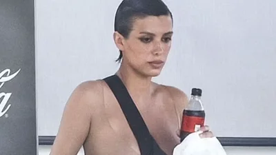 Жена Канье Веста прикрыла голый бюст пакетом: итальянцы звонят в полицию