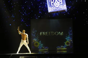 Олександр Лещенко на шоу "America's Got Talent" змусив Гайді Клум заговорити українською