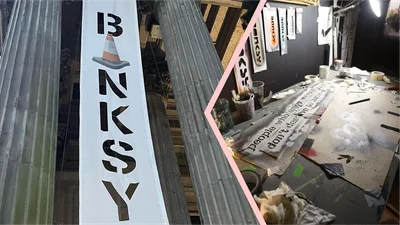 Первая персональная выставка Бэнкси привлекла рекордное количество посетителей