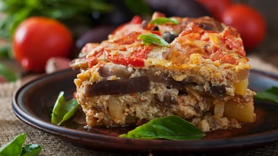 Картофельная запеканка с баклажанами — что приготовить на гарнир к мясу