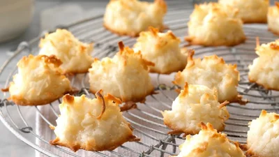 Кокосовое печенье: для приготовления требуется всего 3 ингредиента