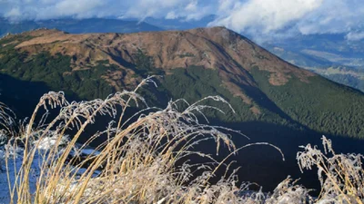 Морозно-снежные фото из Карпат, заставляющие скучать по лету