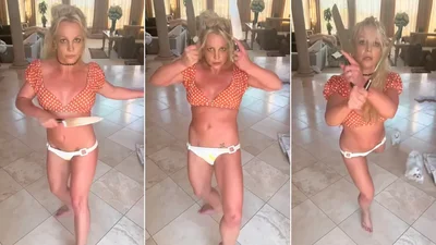 Бритни Спирс танцует под "Місячне колесо" Иво Бобула - видео, которое сделает твой день