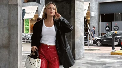 Как носить кожаные штаны этой осенью: простые советы и образы