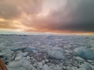 Чорнично-рожевий світанок над Антарктидою: приголомшливої краси фото від наших полярників - фото 580099