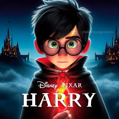 ИИ показал, как персонажи 'Гарри Поттера' выглядели бы в мультиках Pixar - фото 580350