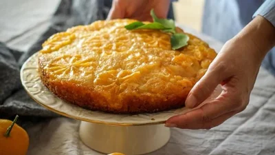 Рецепты на выходные: перевернутый мандариновый пирог, который всегда получается у всех