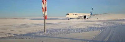 Впервые на Антарктиду приземлился Boeing 787 – смотри удивительное видео