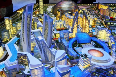 Под куполом в Mall of the World будут небоскребы – отели, больницы, рестораны - фото 584365