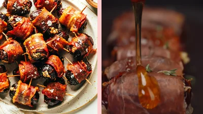 Финики с начинкой в беконе: обязательно приготовь эту вкуснятину для праздничного стола