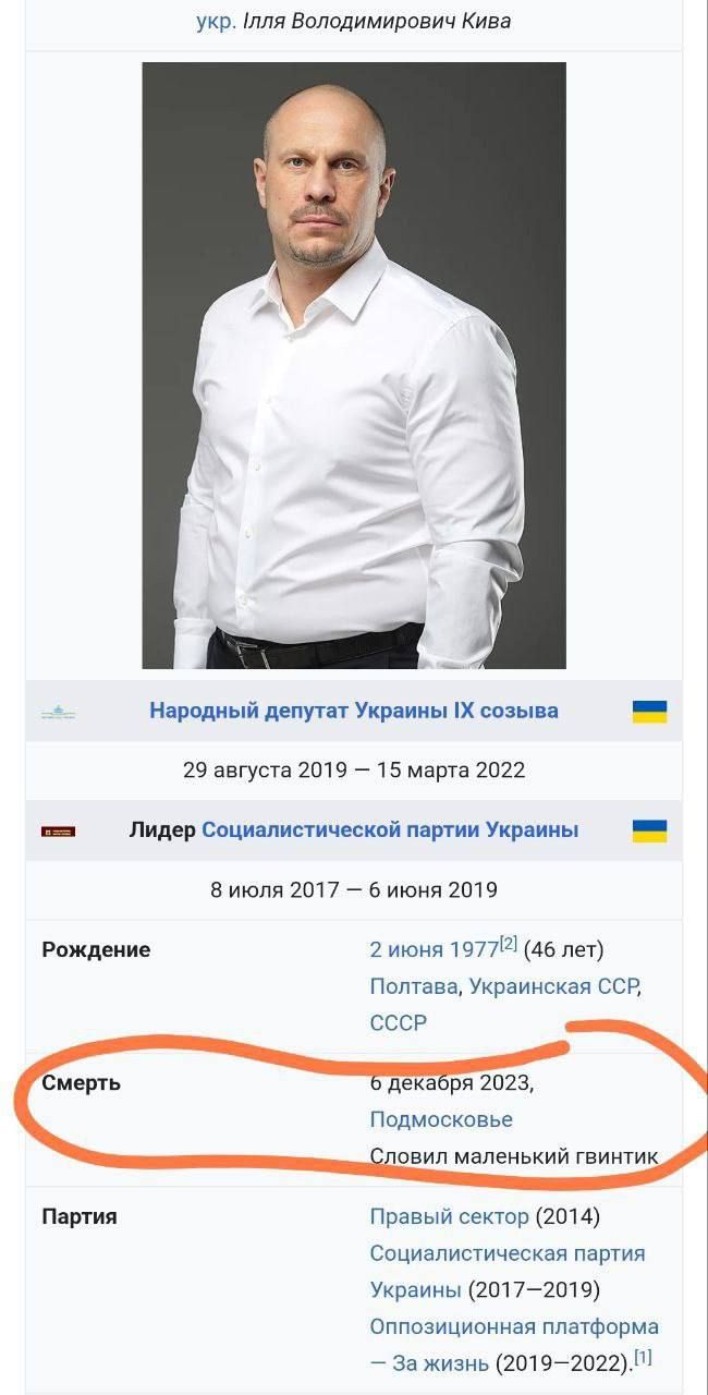 Новину про смерть Іллі Киви українці зустріли хвилею мемів - 586410 Новину про смерть Іллі Киви українці зустріли хвилею мемів - фото 586410