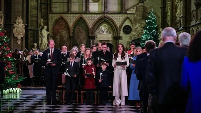 Какие взрослые: дети Кейт Миддлтон и принца Уильяма тронули серьезностью на концерте