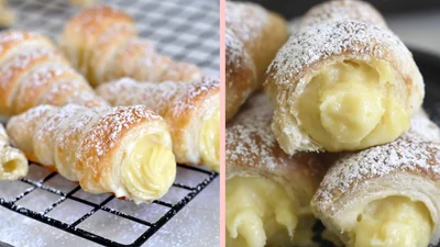 Соблазнительный рецепт любимого десерта: научись делать идеальные трубочки с кремом