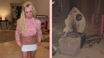Бритни Спирс показала фото спортзала, который она спалила: похоже, ее это веселит
