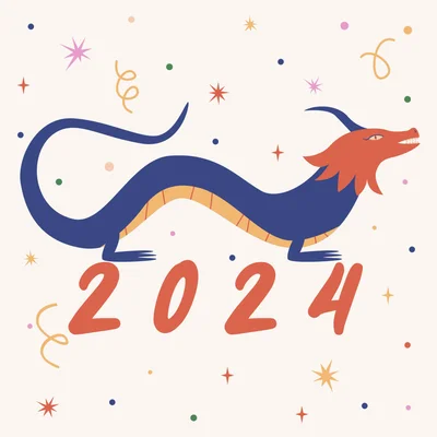 Новый год 2024 дракона картинки - фото 590212