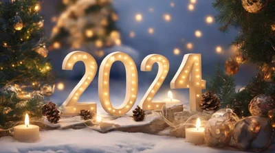 Открытки «С Новым годом! 2024» — красивые и бесплатные