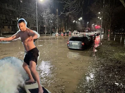 Мемы о нечистотах в Киеве, в которых юзеры высмеивают мэра Виталия Кличко - фото 591588