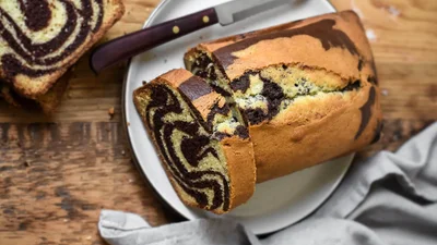 Мраморный кекс от Дарьи Цвек – лучший выбор для домашнего праздника