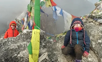 Невероятный рекорд: на Эверест поднялась 4-летняя Зара из Чехии - фото 592696