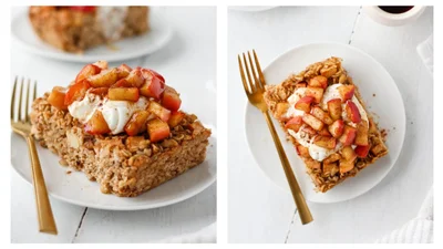 Все мечтают о таком завтраке: выпекаем пирог из овсянки и яблок