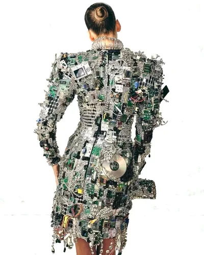 'Произведение искусства': в сети все обсуждают это удивительное платье Schiaparelli - фото 594479