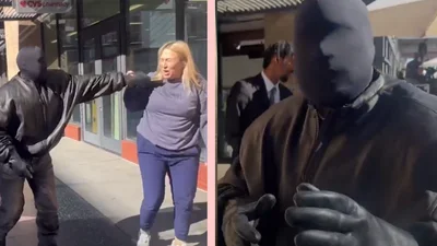 Канье Уэст агрессивно отреагировал на папарацци после неудобного вопроса о его жене