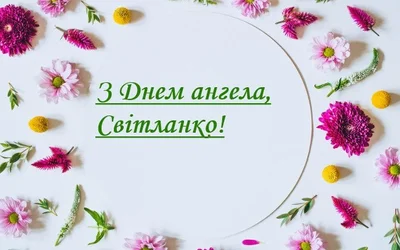 Короткие прикольные поздравления с Днем ангела Светланы на украинском языке в прозе - фото 597545