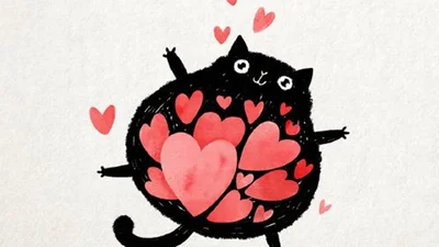 День Валентина: картинки с котиками, песиками и прочей милотой, от которой топится сердце