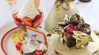 Бриллиантовый пирог и пудинг с золотом: самые дорогие десерты ко Дню Валентина