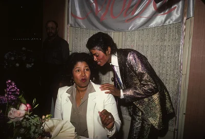 Майкл та Кетрін Джексони (1984) - фото 598556