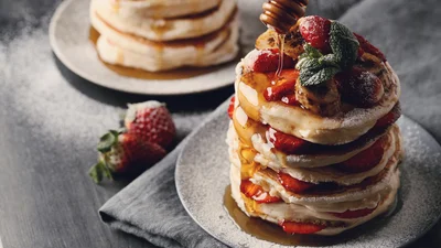 Банановые блины – идеальный завтрак на Масленицу, который максимально просто приготовить