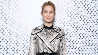 Зірка "Пліткарки" Келлі Резерфорд одягла стильний костюм від українського бренду