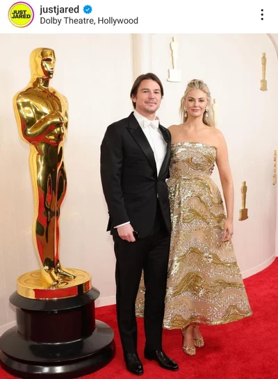 Красная дорожка Оскара 2024: звездные пары появились на вечеринке Vanity Fair - фото 602534
