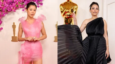 Голливудские актрисы в украинских брендах вышли на красную дорожку Оскара 2024