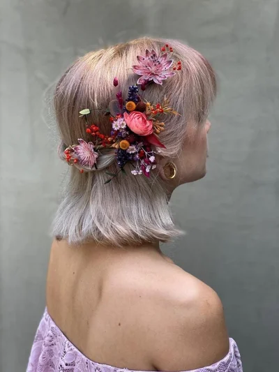 Аксесуари для волосся з квітів  - фото 604492
