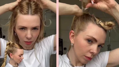 Ангеліна Комарова показала, як зробити стильну зачіску за 5 хвилин