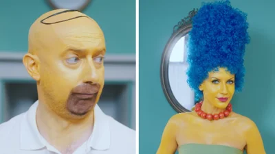 "Симпсонюки": Леся Никитюк сыграла в забавной пародии об украинской семье