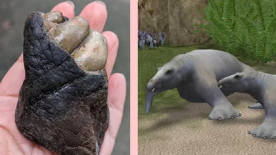 В США женщина нашла зубы вымершего млекопитающего, которым 20 млн лет – фото