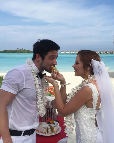 'Только он и я': Наталка Денисенко показала трогательные фото со свадьбы на Мальдивах - фото 606336