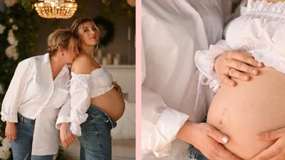 "Мама" Верки Сердючки снялась в трогательной фотосессии с беременной дочерью –  видео