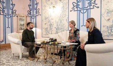 Герцогиня Эдинбургская встретилась с супругами Зеленских в Киеве
