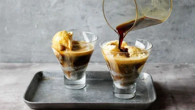 Аффогато мартини – идеальный кофейный коктейль для сладкоежек