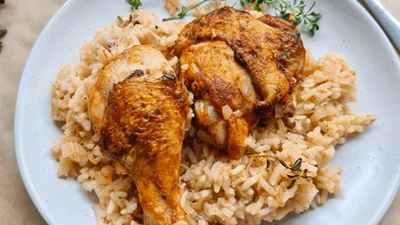 Рис с курицей, запеченный в рукаве – как приготовить просто и вкусно