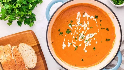 Томатный крем-суп – будешь готовить на обед снова и снова