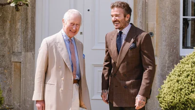 Дэвид Бекхэм встретился с королем Чарльзом ІІІ, и вот для чего