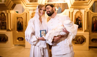 Віталій Козловський похрестив сина: хто з зірок став хрещеними батьками хлопчика